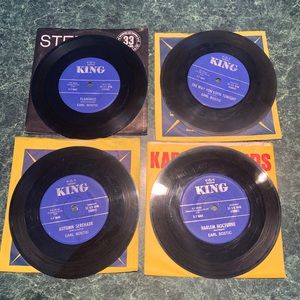 LOT of 4 EARL BOSTIC 7" 45 RPM KING RECORD